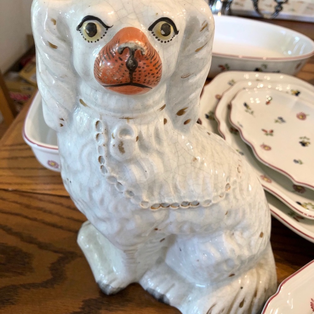 19th century Staffordshire Porcelain dog